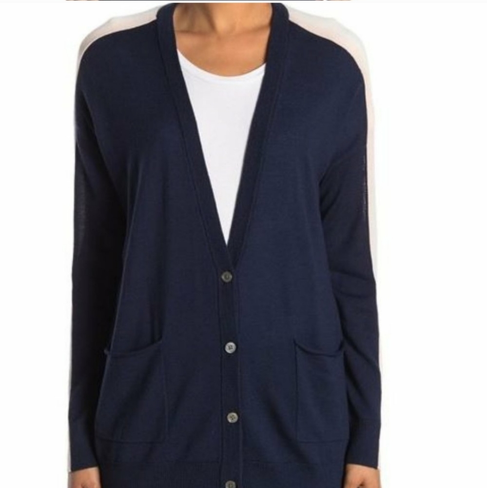ATM schoolboy merino wool cardigan NWT - Picture 3 of 9
